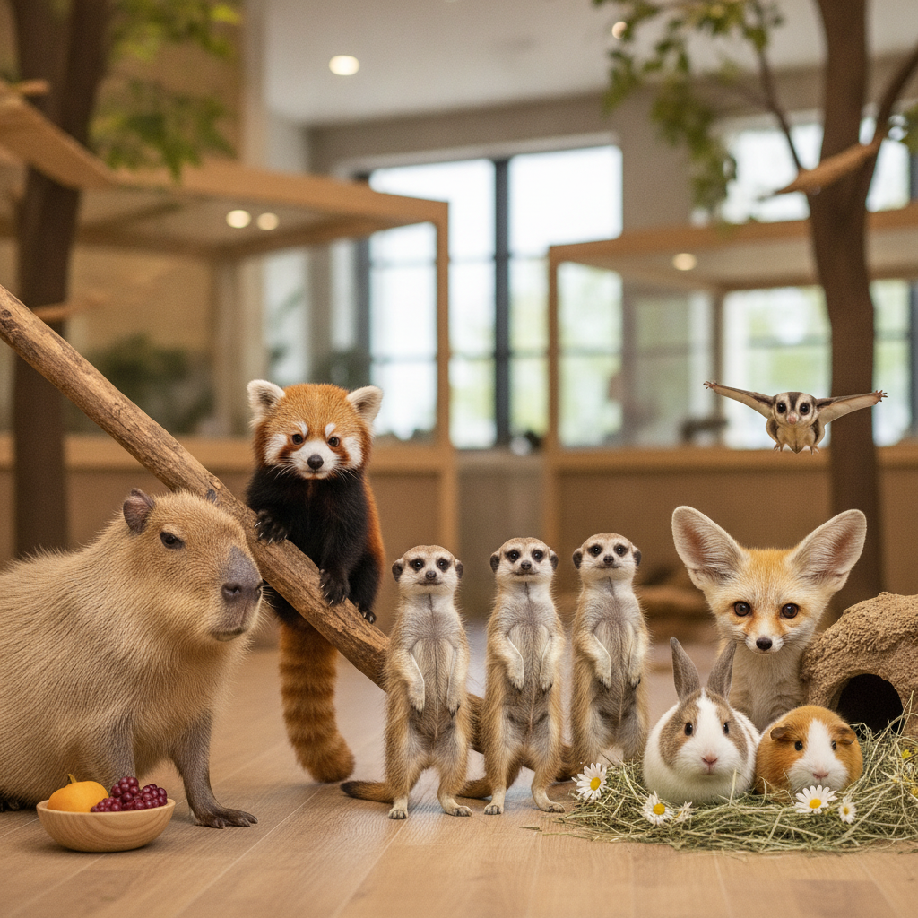 小動物図鑑を超えた真実:アニマルカフェで出会う人気小動物の種類と飼育のリアル